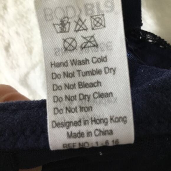 BodiBra Navy Lace Support & Shaping Bra - Picture 8 of 15